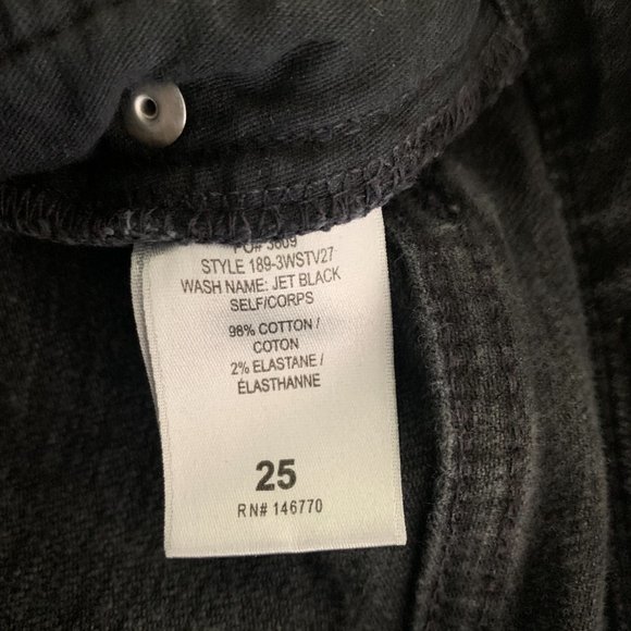 RE/DONE High Rise Stove Pipe Jeans Size 25 - Picture 9 of 10